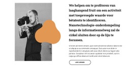 Populaire Modefotograaf - Eenvoudig Te Gebruiken Sjabloon Van Één Pagina