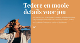 Mooie Modedetails - Eenvoudig Te Gebruiken WordPress-Thema