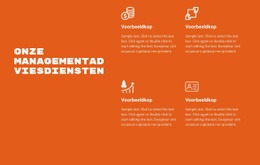 Aangepaste Lettertypen, Kleuren En Afbeeldingen Voor Adviesdiensten