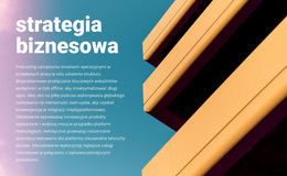 Nowa Strategia Biznesowa - Uniwersalny Motyw WordPress