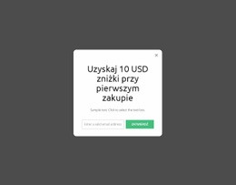 Pierwsze Wyskakujące Okienko Zakupu