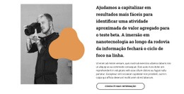 Fotógrafo De Moda Popular - Construtor De Sites Moderno