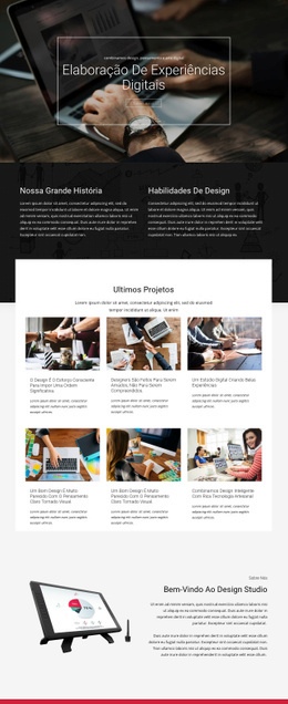 Crafting Digital Design Studio - Modelos De Sites