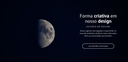 Tema De Espaço Em Projetos Modelo CSS Responsivo