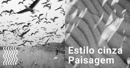 Fundo Cinza - Tema WordPress Personalizado