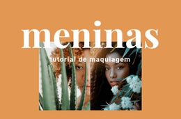 Site WordPress Para Tutorial De Maquiagem