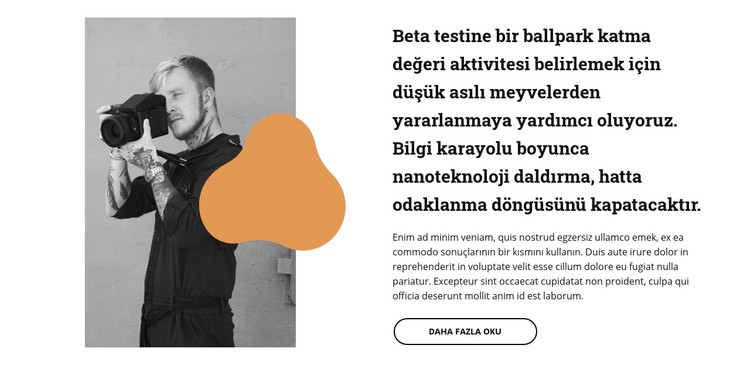 Popüler moda fotoğrafçısı CSS Şablonu