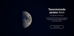 Projelerde Uzay Teması Için Ücretsiz HTML