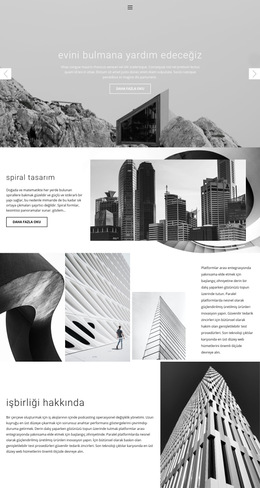 Mimari Ideal Stüdyo - Web Sayfası Şablonu