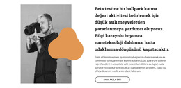Popüler Moda Fotoğrafçısı Için Platform Şablonunu Başlatın