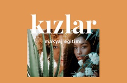 Makyaj Eğitimi - Web Sitesi Tasarımı Ilhamı