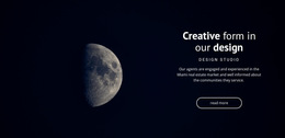 Space Theme In Projects - Website Builder For Any Device