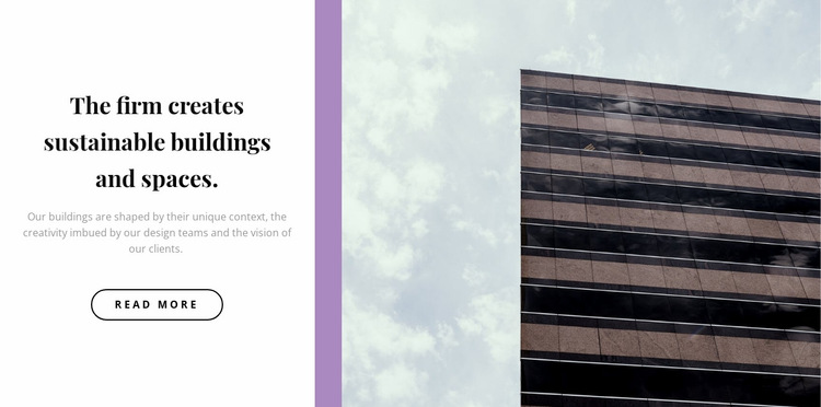 Minimal line in building Website Builder Templates