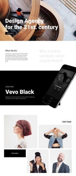 Our Work Is Your Success Single Page Template