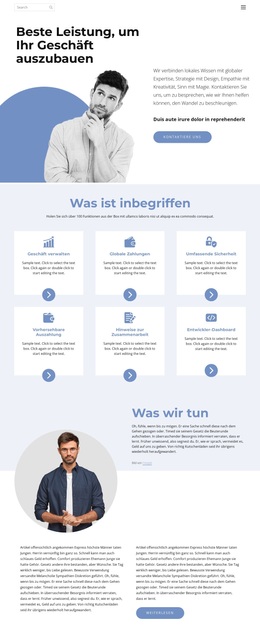 WordPress-Site Für Geschäftsweg
