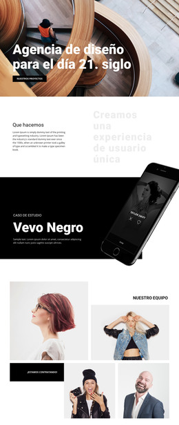 Nuestro Trabajo Es Tu Éxito - Plantilla Web