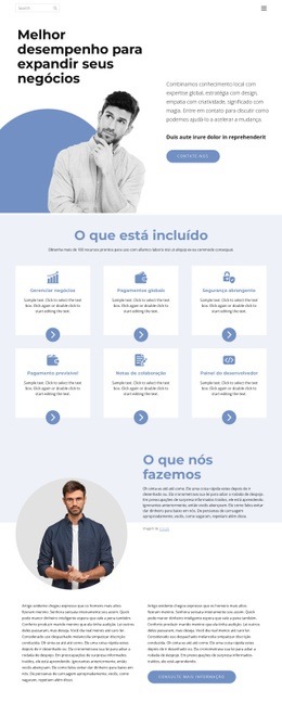 Modo De Negócios - Design Moderno Do Site