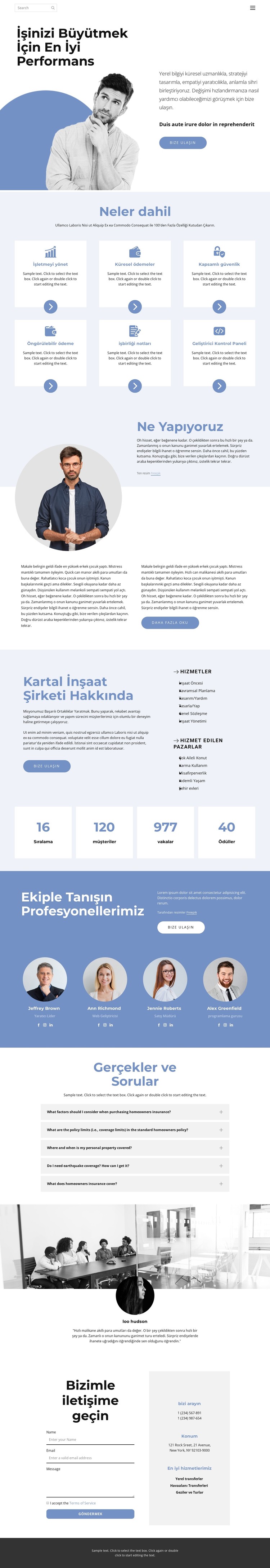 iş yolu CSS Şablonu