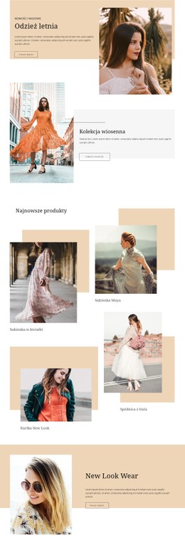 Nowy Wygląd Szablon HTML5