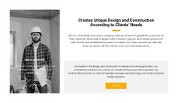 Chief engineer about the project - CSS Template by Nicepage