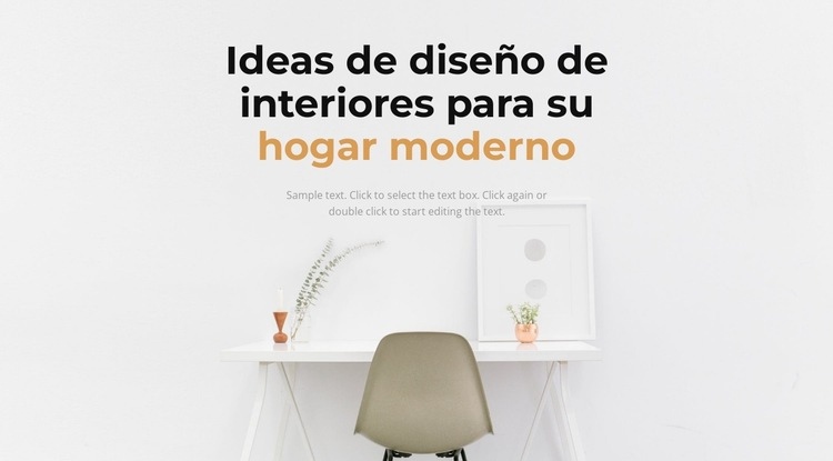 Cómo crear un hogar confortable Plantillas de creación de sitios web