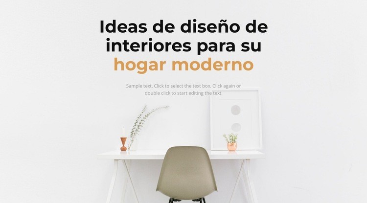 Cómo crear un hogar confortable Maqueta de sitio web