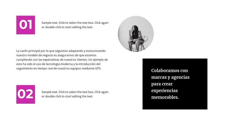 Tendencias en la moda moderna Plantilla HTML