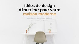 Comment Créer Une Maison Confortable – Mise En Page HTML Du Site Web