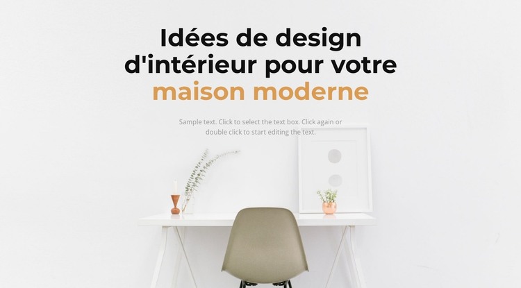 Comment créer une maison confortable Modèle HTML