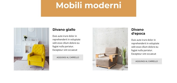 Come creare comfort Modello HTML