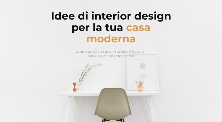 Come creare una casa confortevole Un modello di pagina