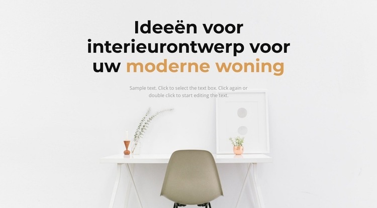 Hoe creëer je een comfortabel huis? Website ontwerp