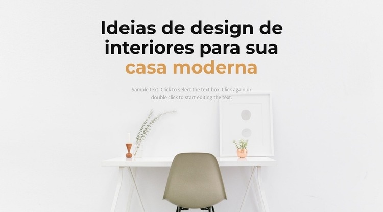 Como criar uma casa confortável Design do site