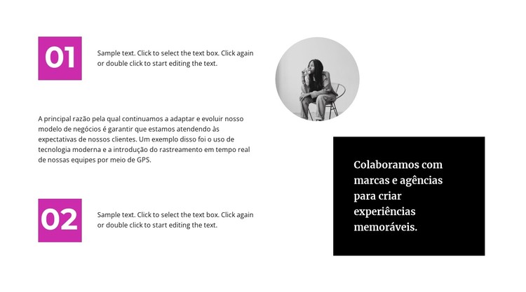 Tendências da moda moderna Template CSS
