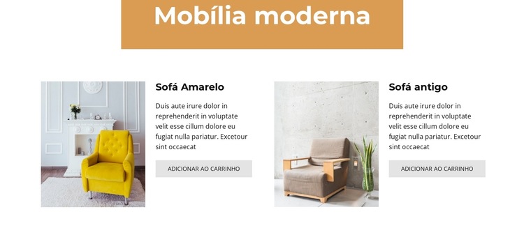 Como criar conforto Modelo de site