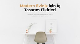 Konforlu Bir Ev Nasıl Oluşturulur? - HTML Web Sitesi Düzeni