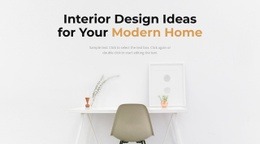 How To Create A Comfortable Home - Easy-To-Use Web Page Design