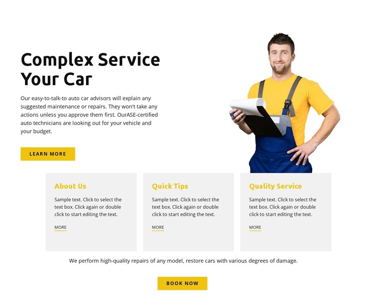 Your car is under control Woocommerce Theme