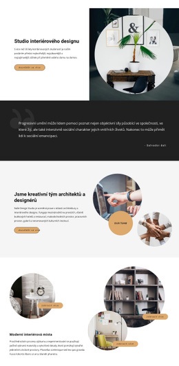 Inovace Interiéru Šablona Webu HTML CSS