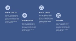 Music Courses Landing Page Template