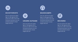 Musikkurse – Inspiration Für HTML5-Vorlagen