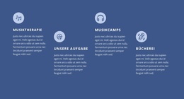 Musikkurse – Responsives WordPress-Theme