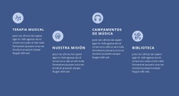 Cursos De Musica Plantilla De Página De Destino