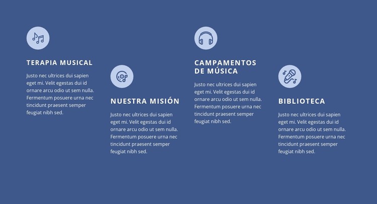 cursos de musica Plantilla CSS