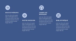 Cours De Musique Modèle De Page De Destination