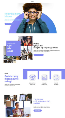 Rozkręć Swój Biznes - Darmowy Motyw CSS