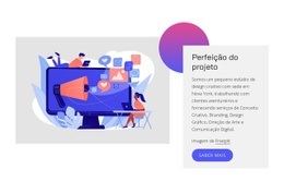 Perfeição Do Projeto - Construtor De Sites Fáceis