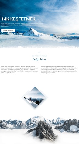 Harika Doğayı Keşfedin - HTML Sayfası Şablonu