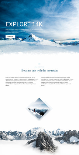 Exclusive Web Page Design For Explore Wonderful Nature