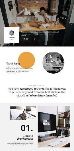 A Team Of Talented Developers Landing Page Template